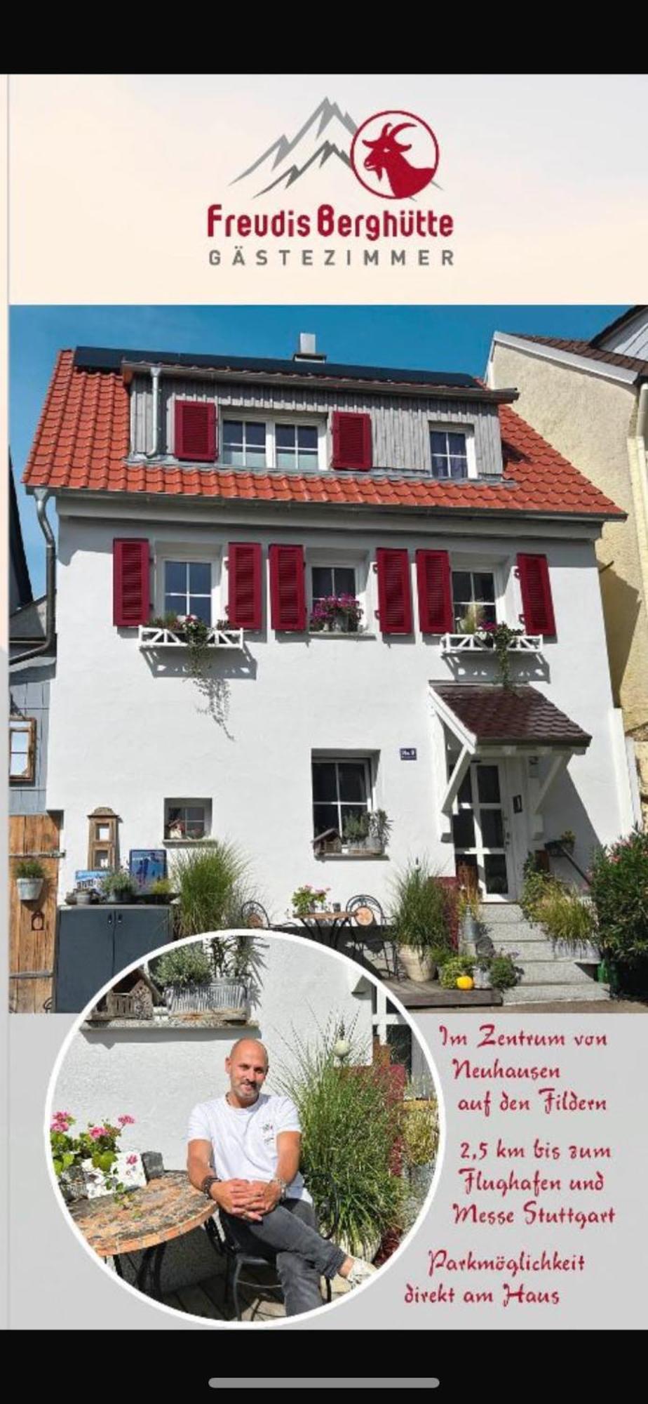 Freudi'S Berghuette Apartment Neuhausen auf den Fildern Exterior photo